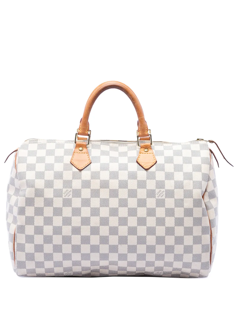 Louis Vuitton Pre-Owned 2012 Damier Azur Speedy 35 boston bag - Weiß