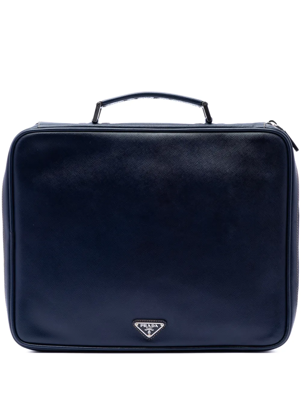 Prada Pre-Owned 2013-2026 Saffiano Lux Briefcase business bag - Blu
