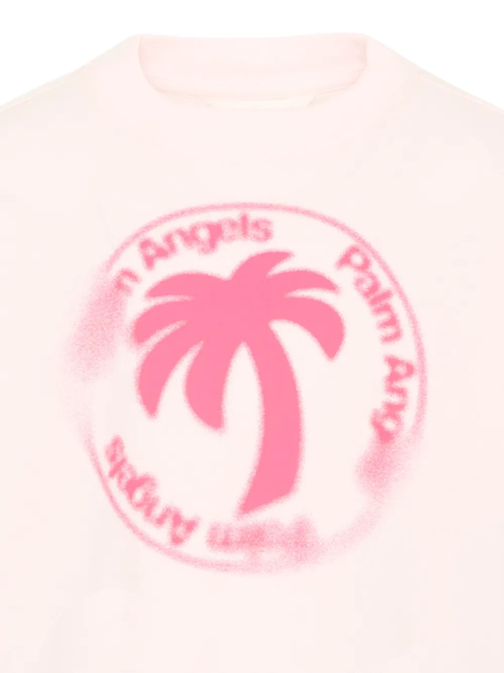 Palm Angels Kids T-shirt met logoprint Roze