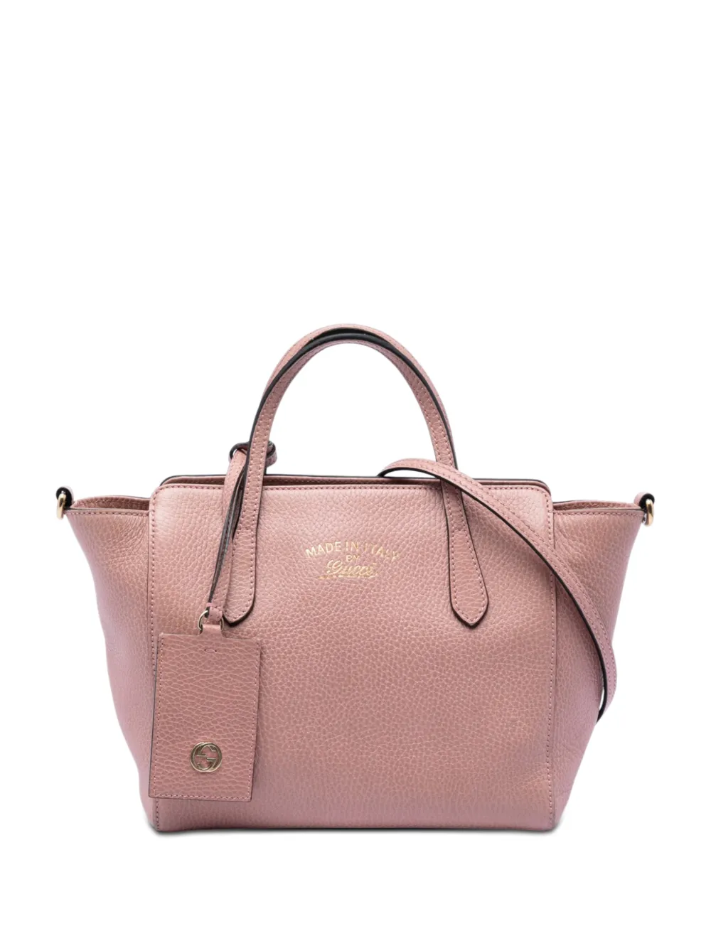 Gucci Pre-Owned 2016-2026 Mini Leather Swing satchel - Rosa