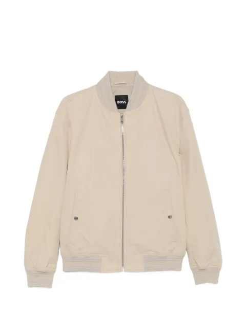BOSS chaqueta bómber con cremallera