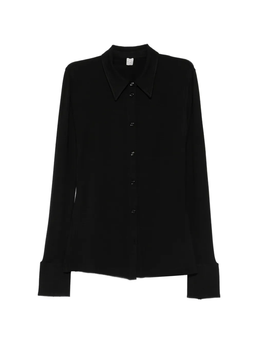 TOTEME long-sleeve button-up shirt - Nero