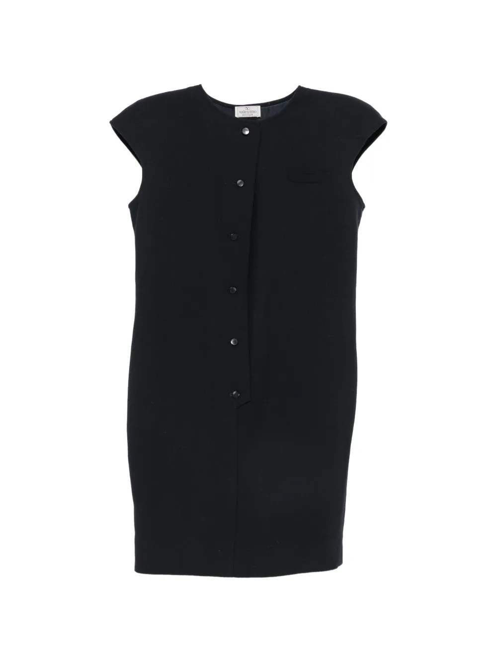 Valentino Garavani Pre-Owned 1980s button-up midi dress - Nero