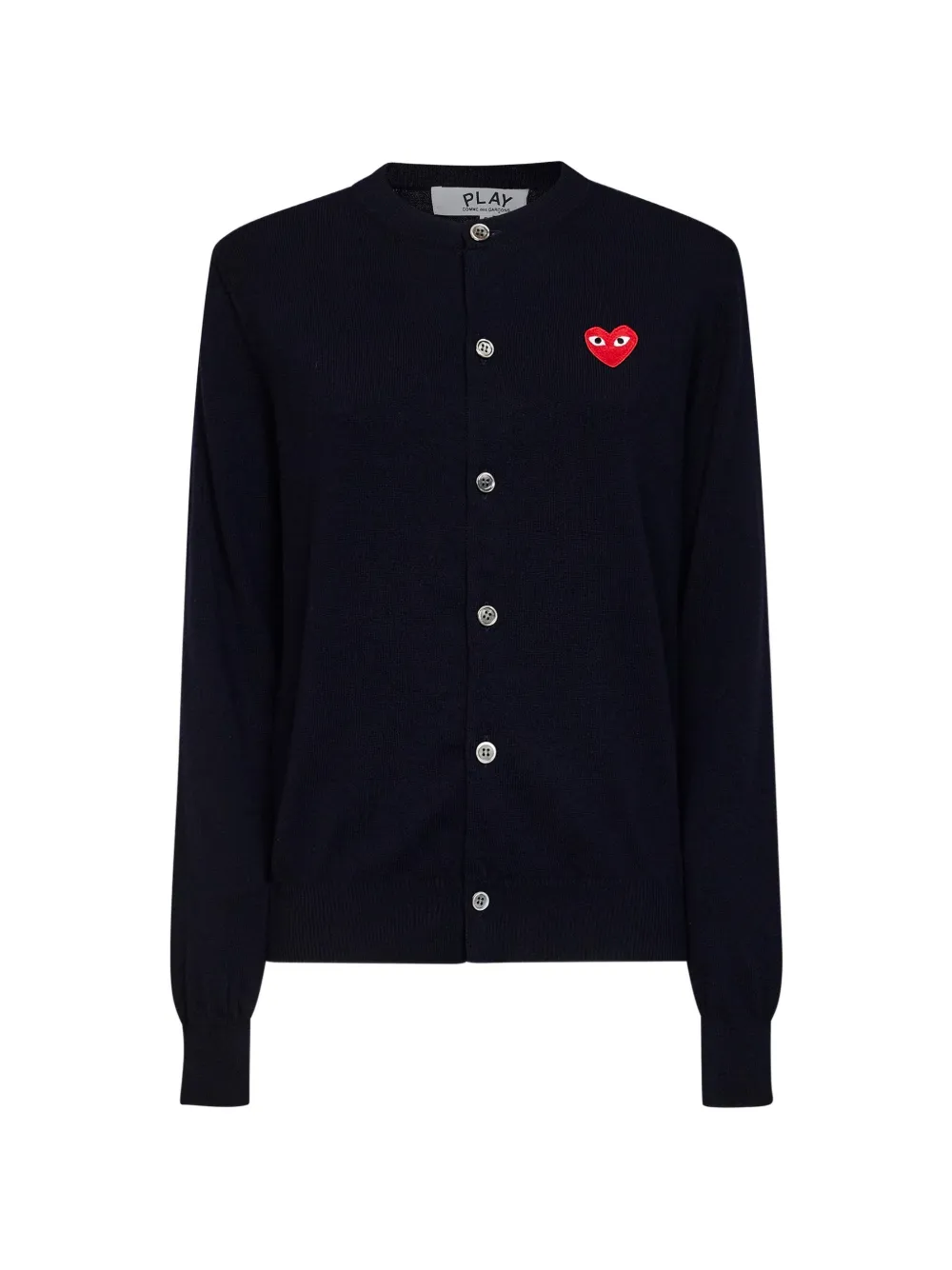 Comme Des Garçons Play heart-appliqué cardigan - Blu