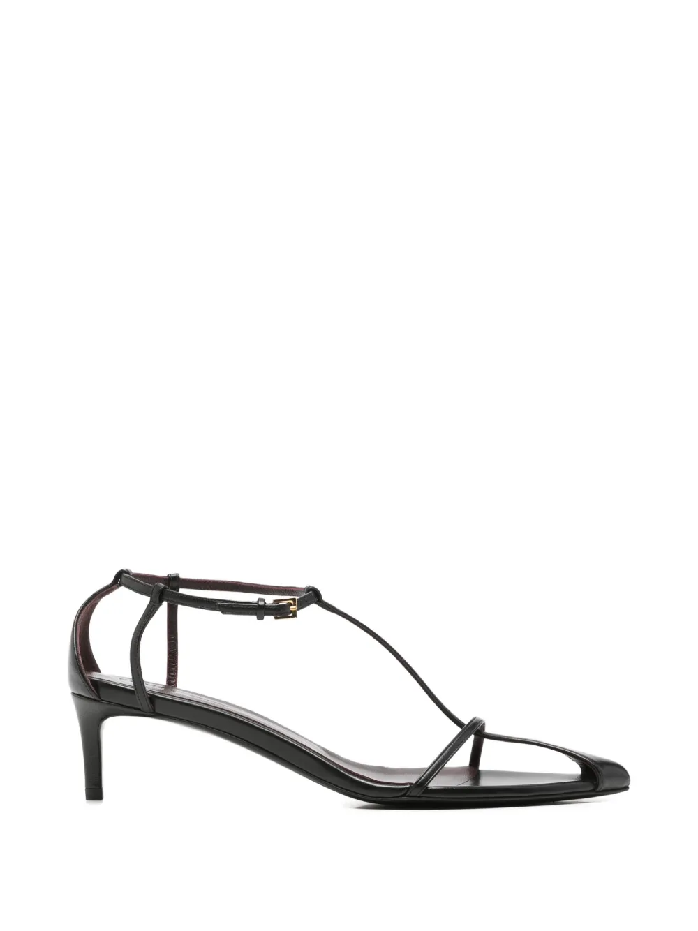 KHAITE Pre-Owned Bella T-bar heeled sandals - Nero