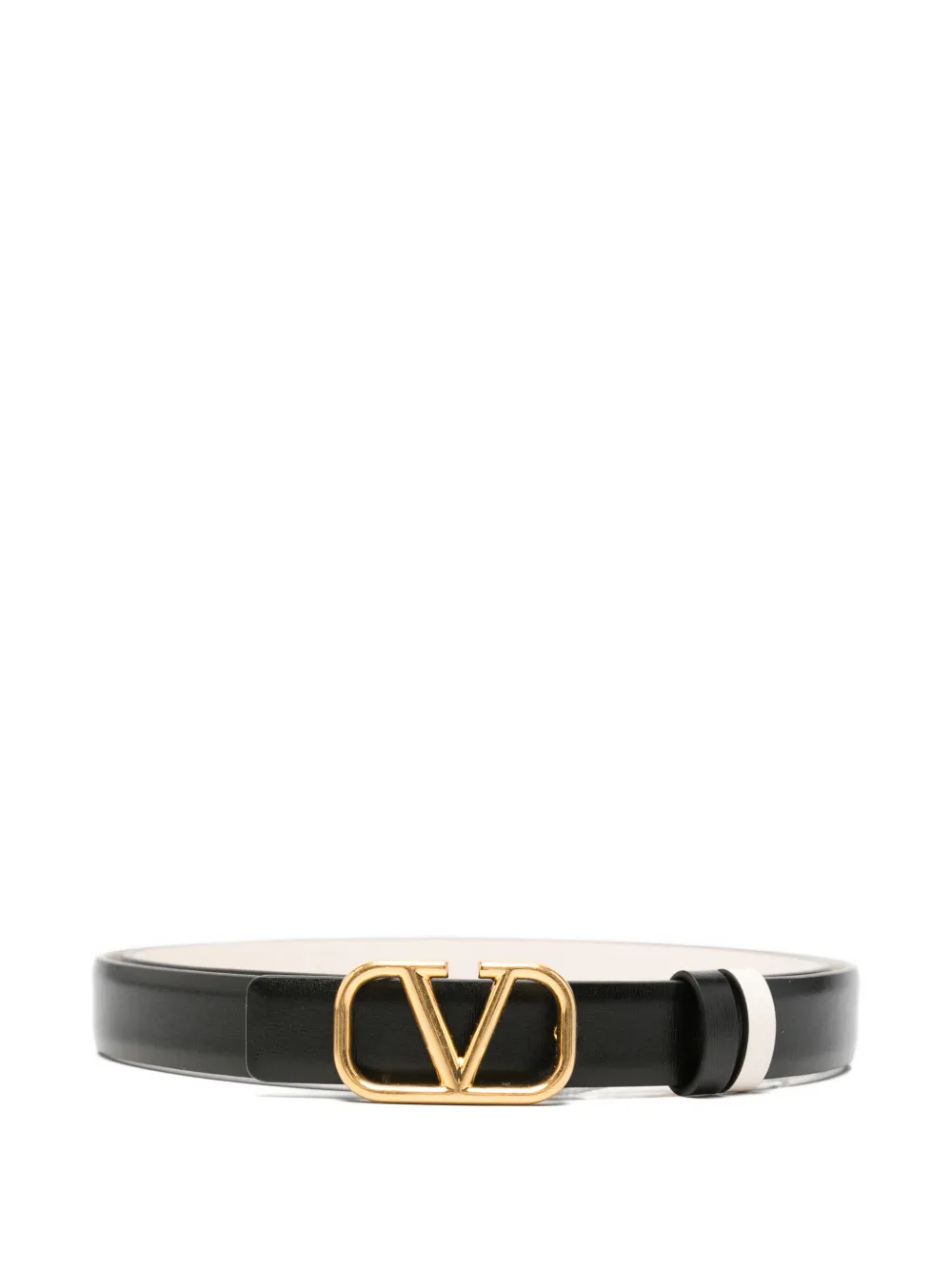 Valentino Garavani Pre-Owned VLogo Signature leather belt - Nero