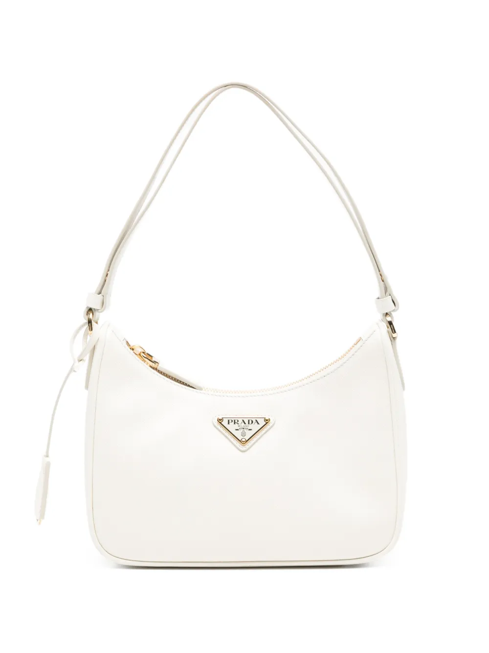 Prada Pre-Owned leather shoulder bag - Bianco