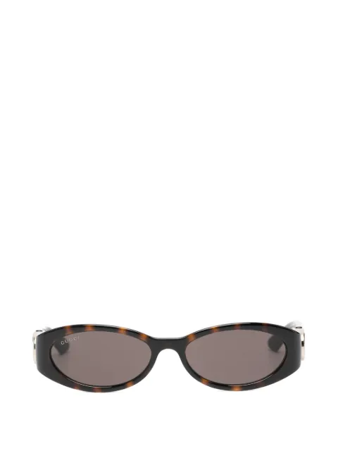 Gucci Pre-Owned Interlocking G oval-frame sunglasses