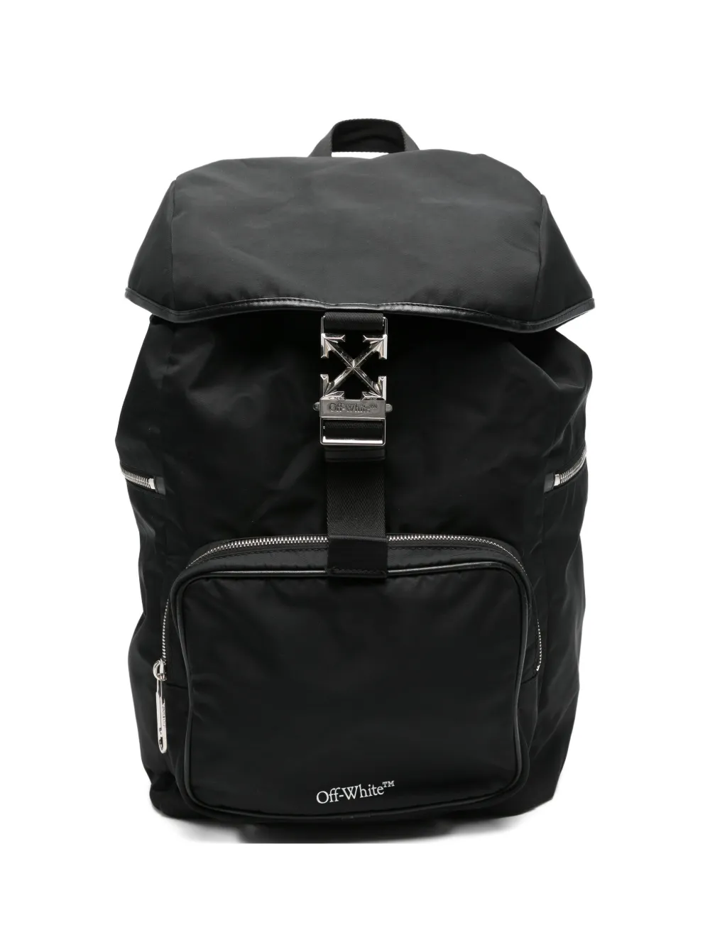 Off-White Pre-Owned Arrows-buckle backpack - Nero