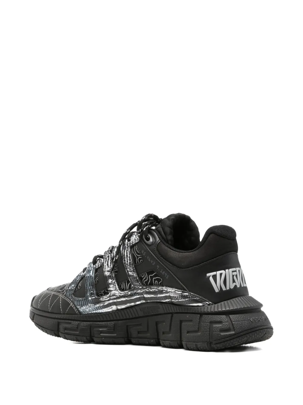  Versace Pre-owned Trigreca Low-top Sneakers - Noir 