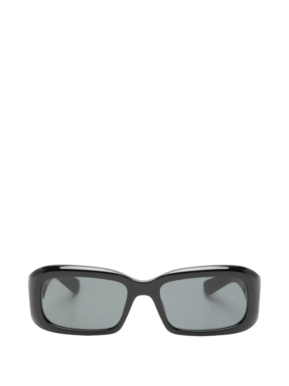 Saint Laurent Pre-Owned rectangle-frame sunglasses - Nero