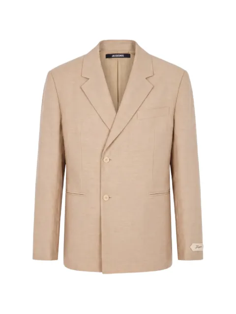 Jacquemus The Melo logo-patch blazer