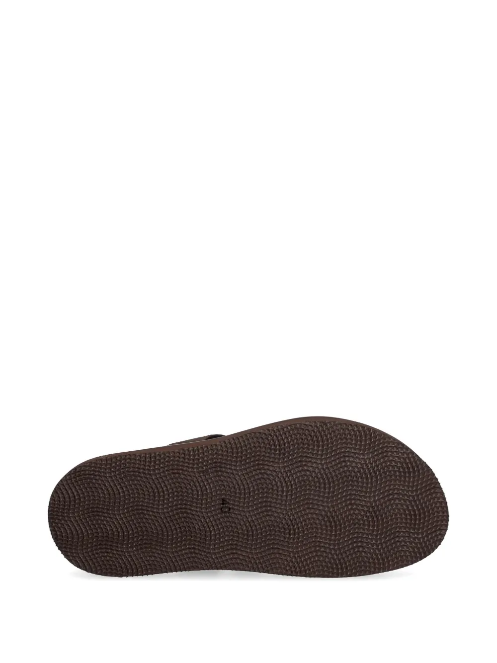 JONAK PARIS Luana sandalen met logoplakkaat en studs Bruin