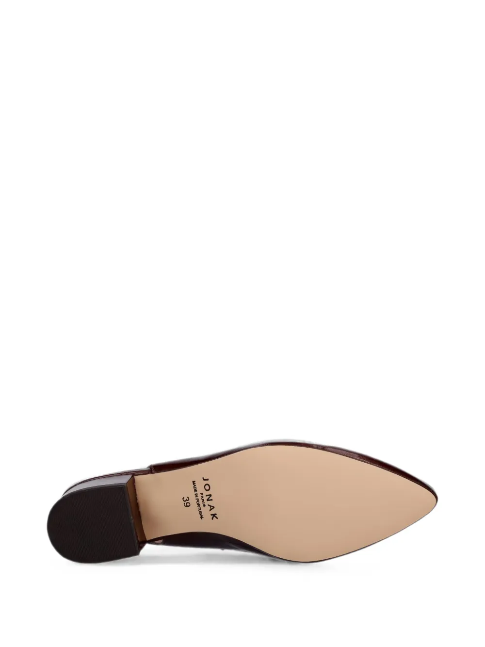 JONAK PARIS Slingback pumps met puntige neus Bruin