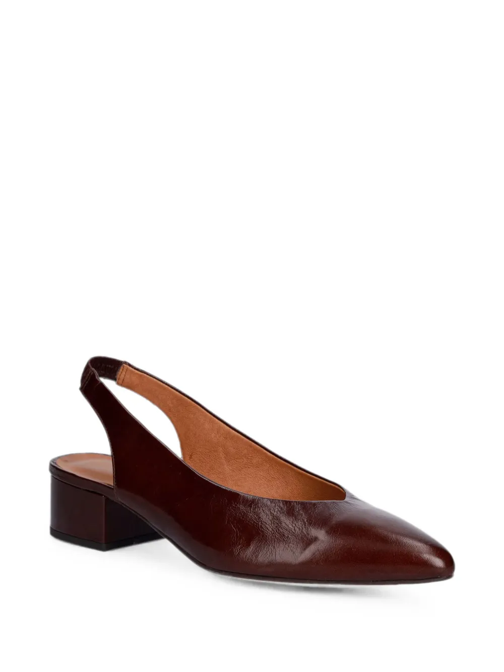 JONAK PARIS Slingback pumps met puntige neus Bruin