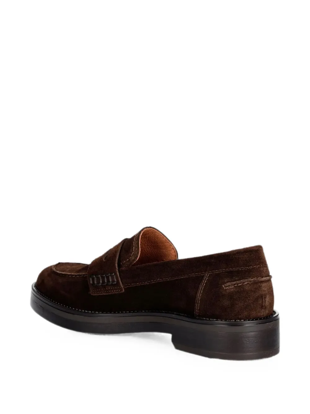 JONAK PARIS Mirna suède slip-on loafers Bruin