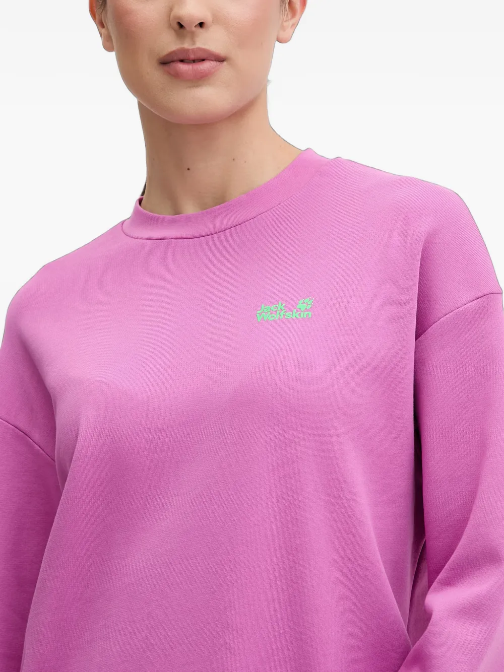 JACK WOLFSKIN Celebrate The Paw sweater Roze