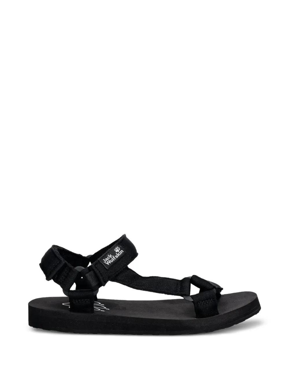 JACK WOLFSKIN Taiga touch-strap sandals - Nero
