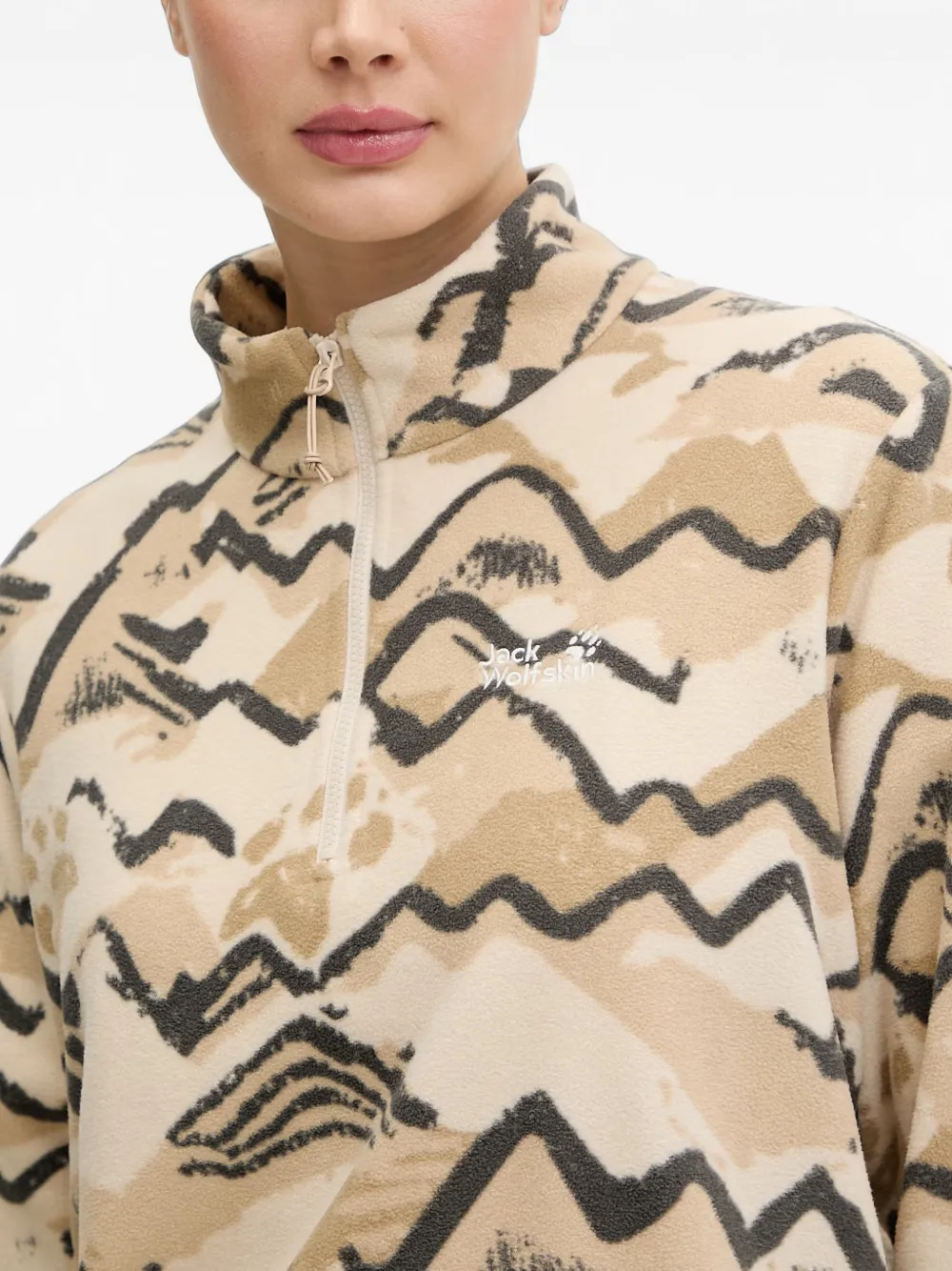 JACK WOLFSKIN Paw Era 100 sweater Beige