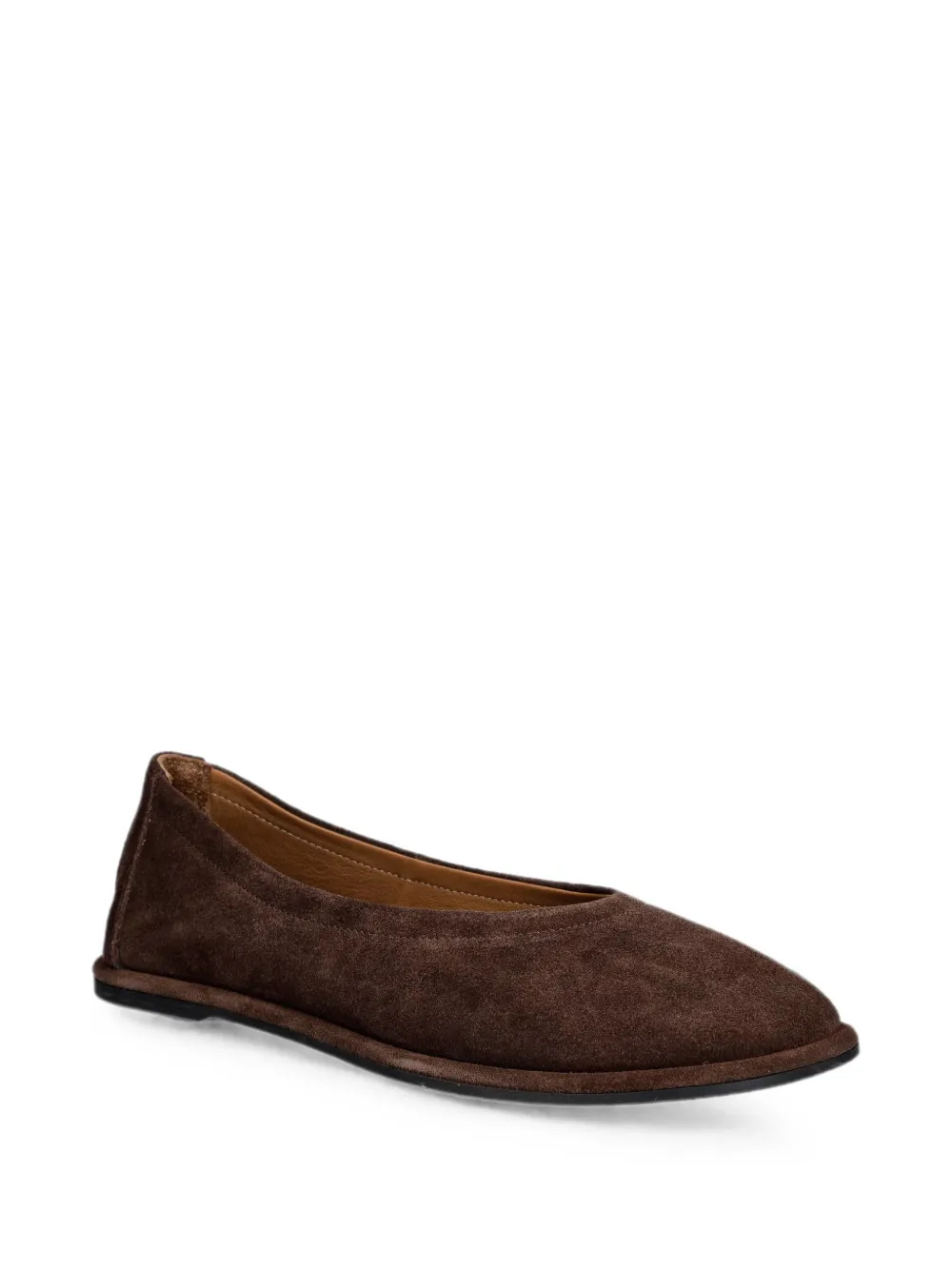 JONAK PARIS Janice suede ballet flats Bruin