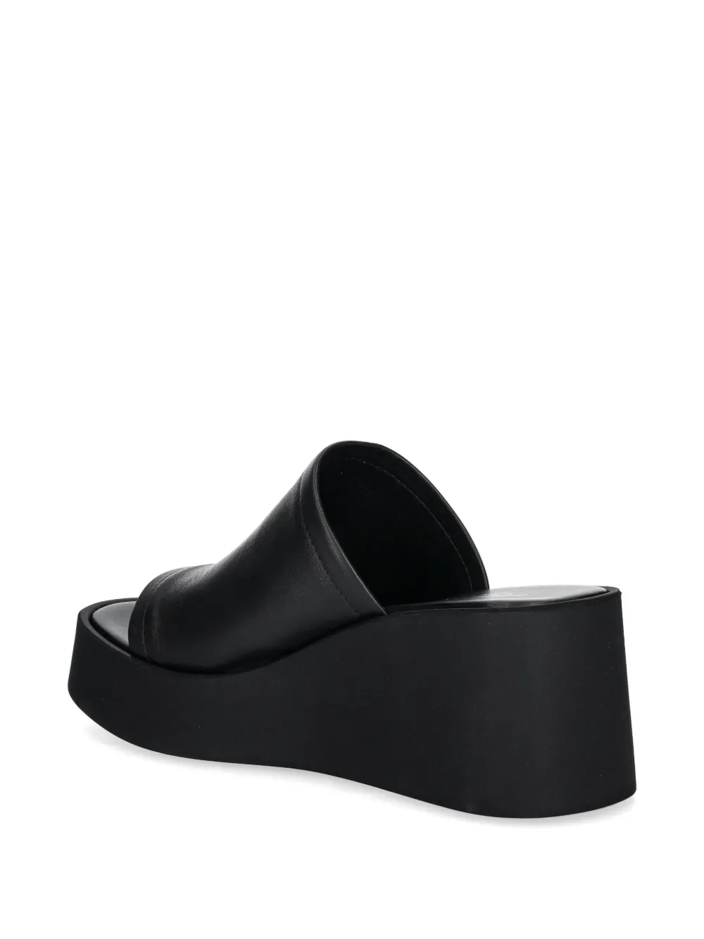 JONAK PARIS Eugene sandalen met plateauzool en sleehak Zwart
