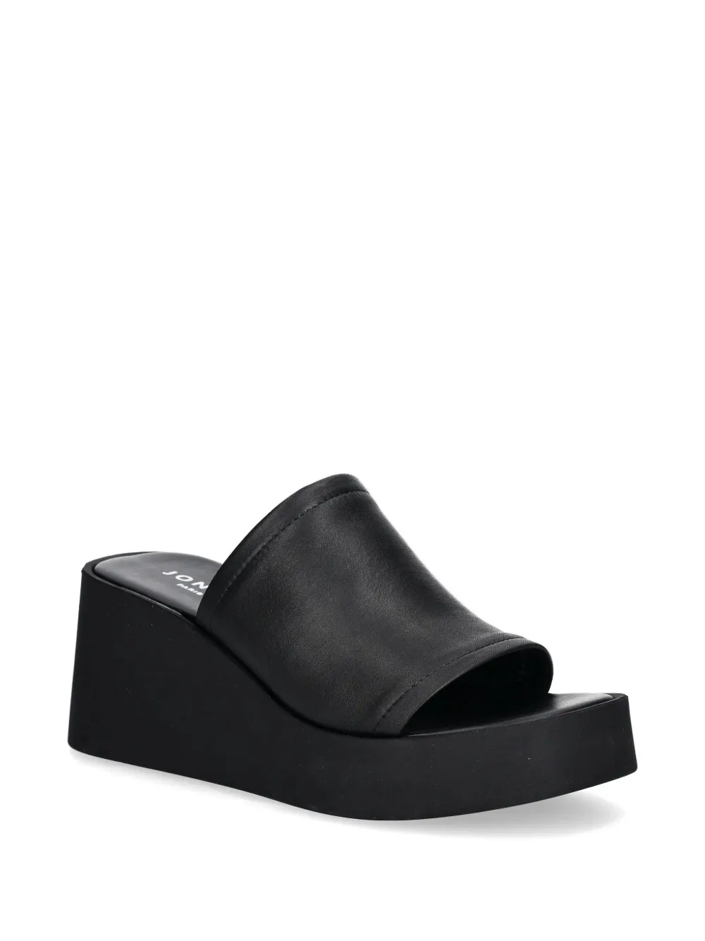 JONAK PARIS Eugene sandalen met plateauzool en sleehak Zwart
