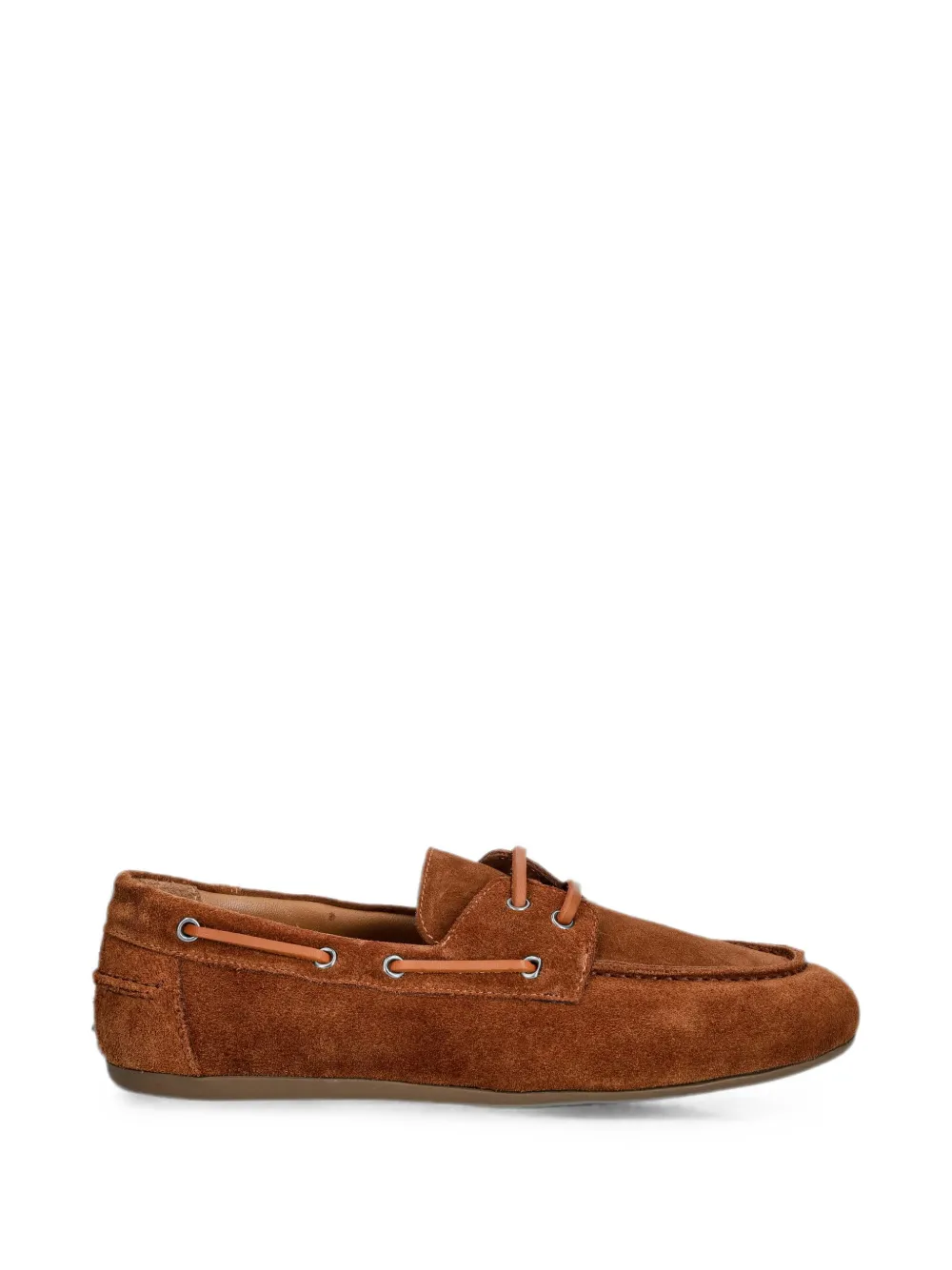 JONAK PARIS Lacie lace-up suede loafers - Marrone