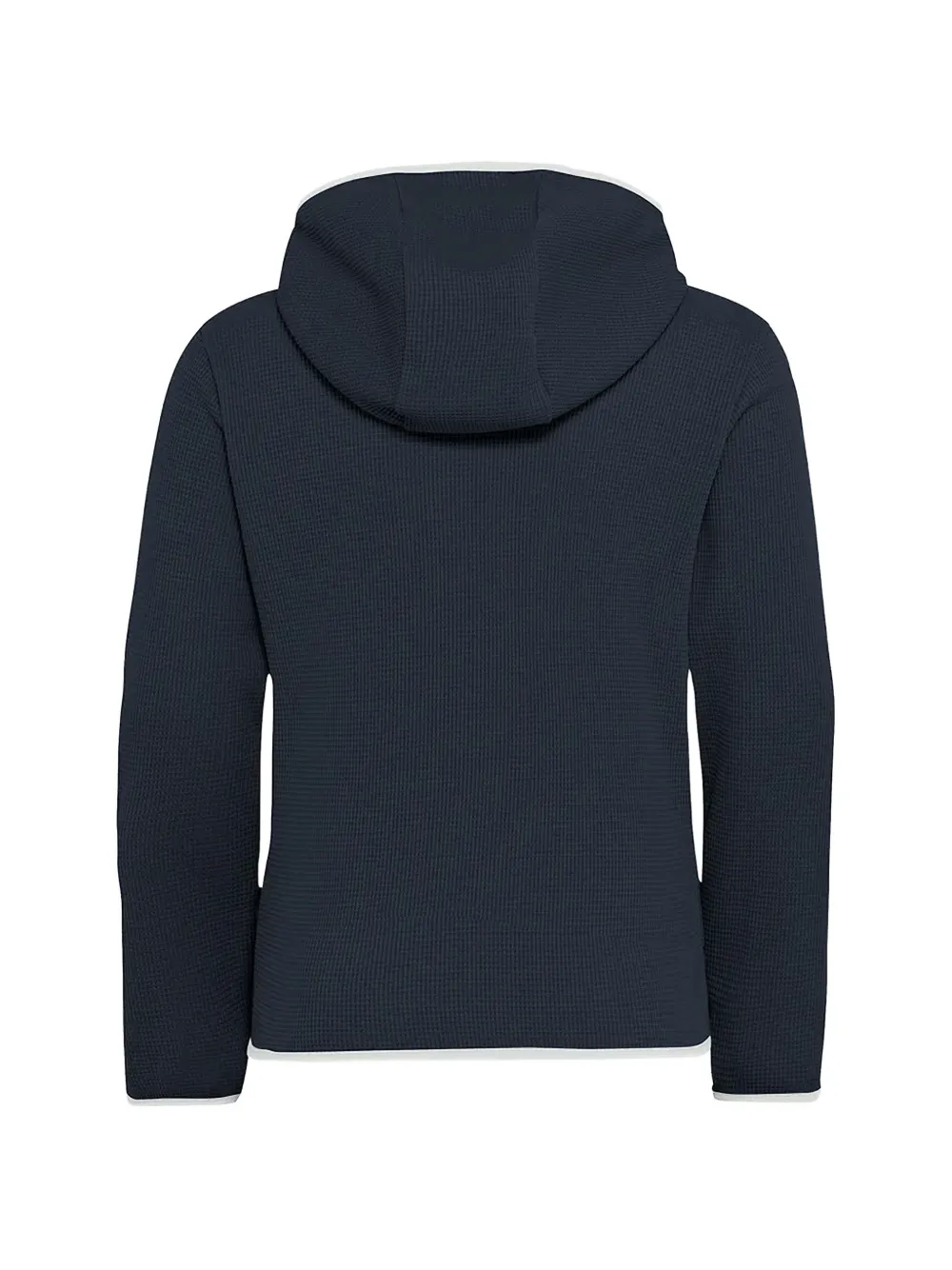 JACK WOLFSKIN Actamicrid Midplayer waffle-knit hooded jacket Blauw