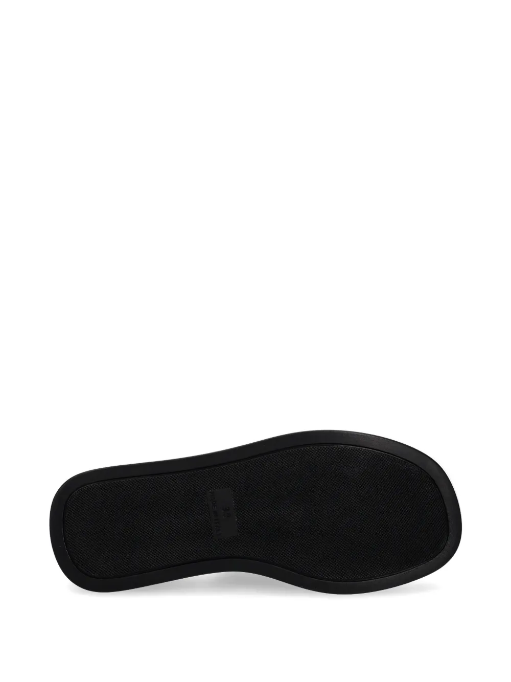 JONAK PARIS Eugene leren sandalen met sleehak Bruin