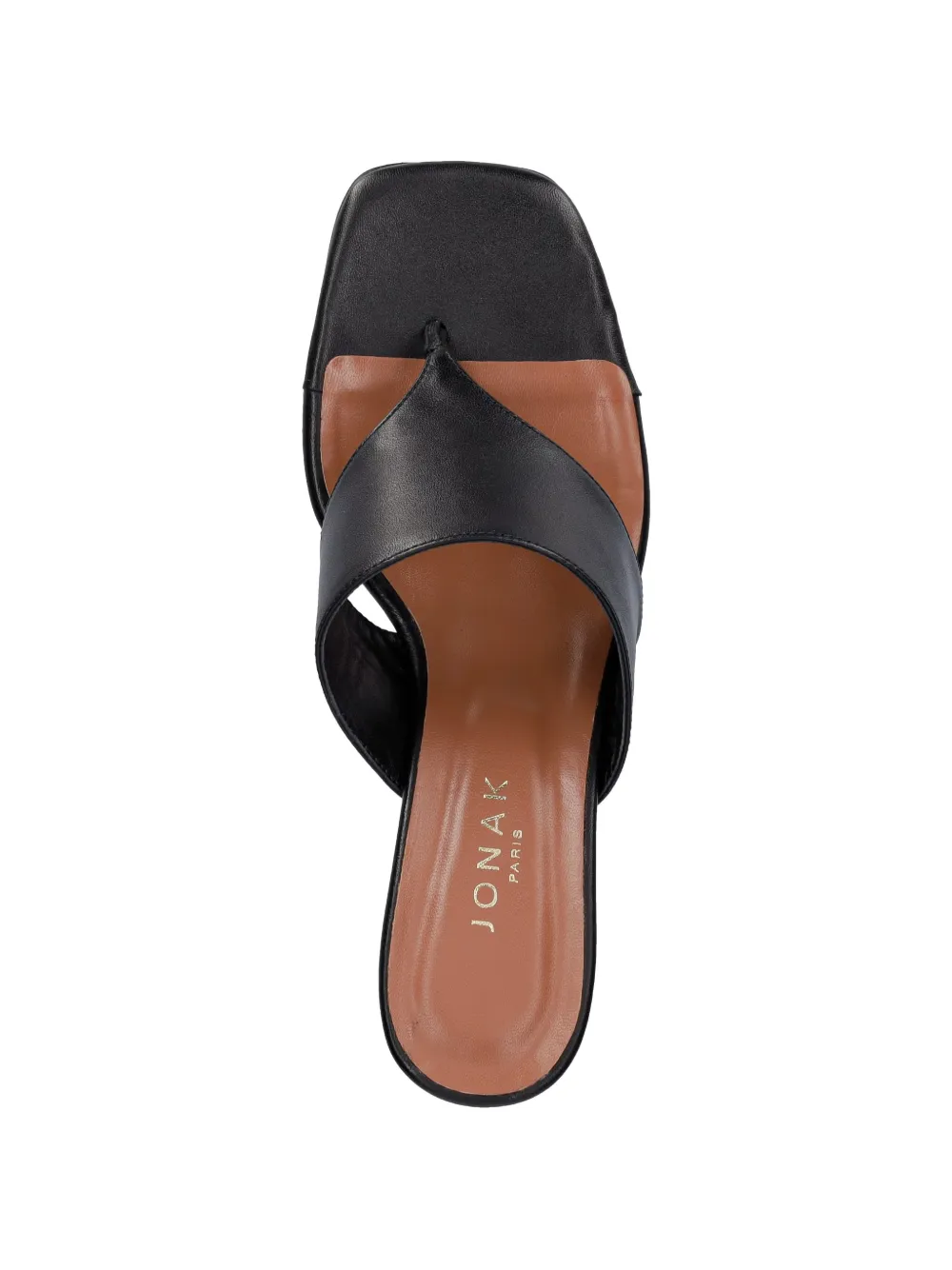 JONAK PARIS Sandalen met vierkante neus Zwart
