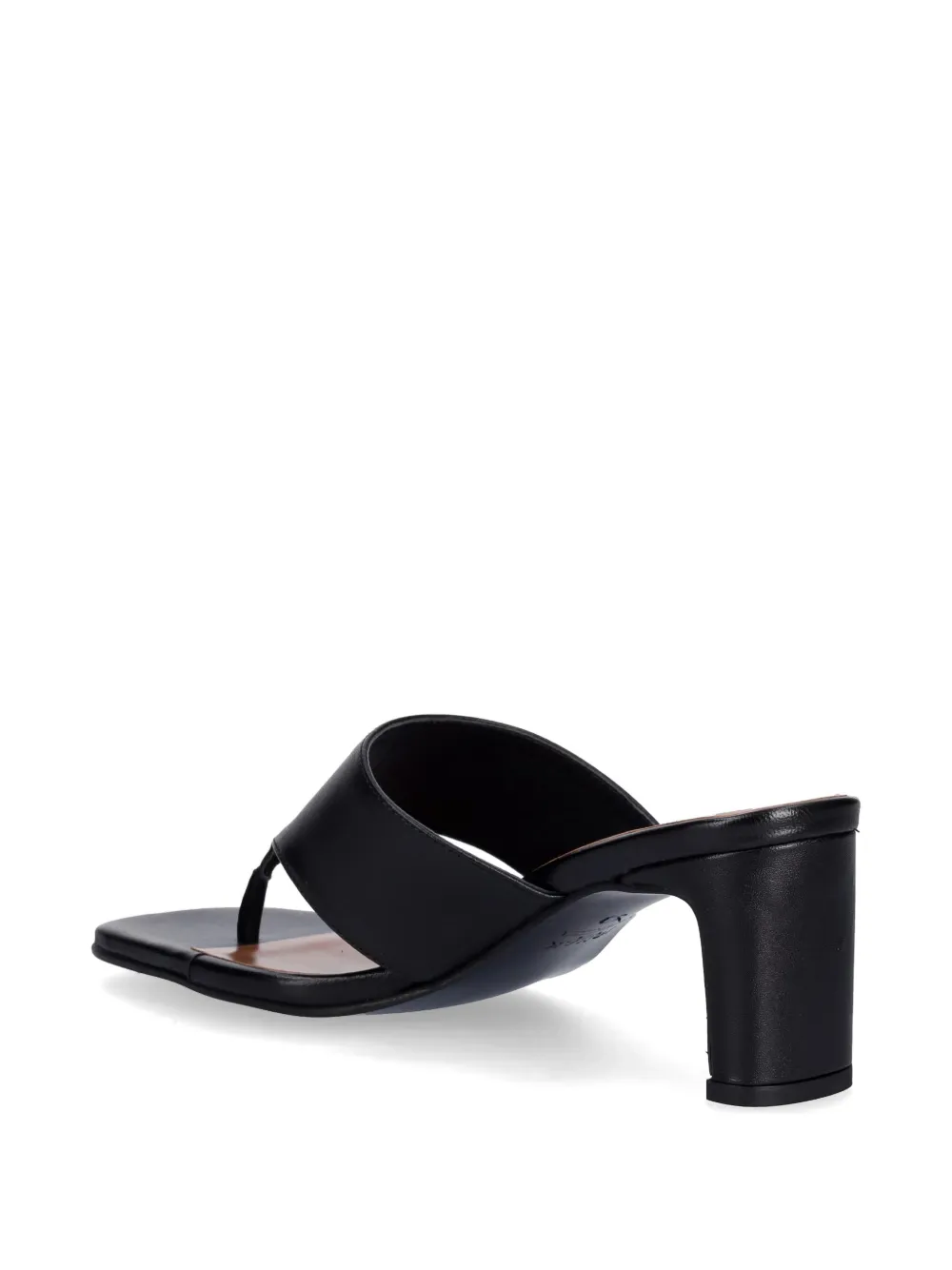 JONAK PARIS Sandalen met vierkante neus Zwart