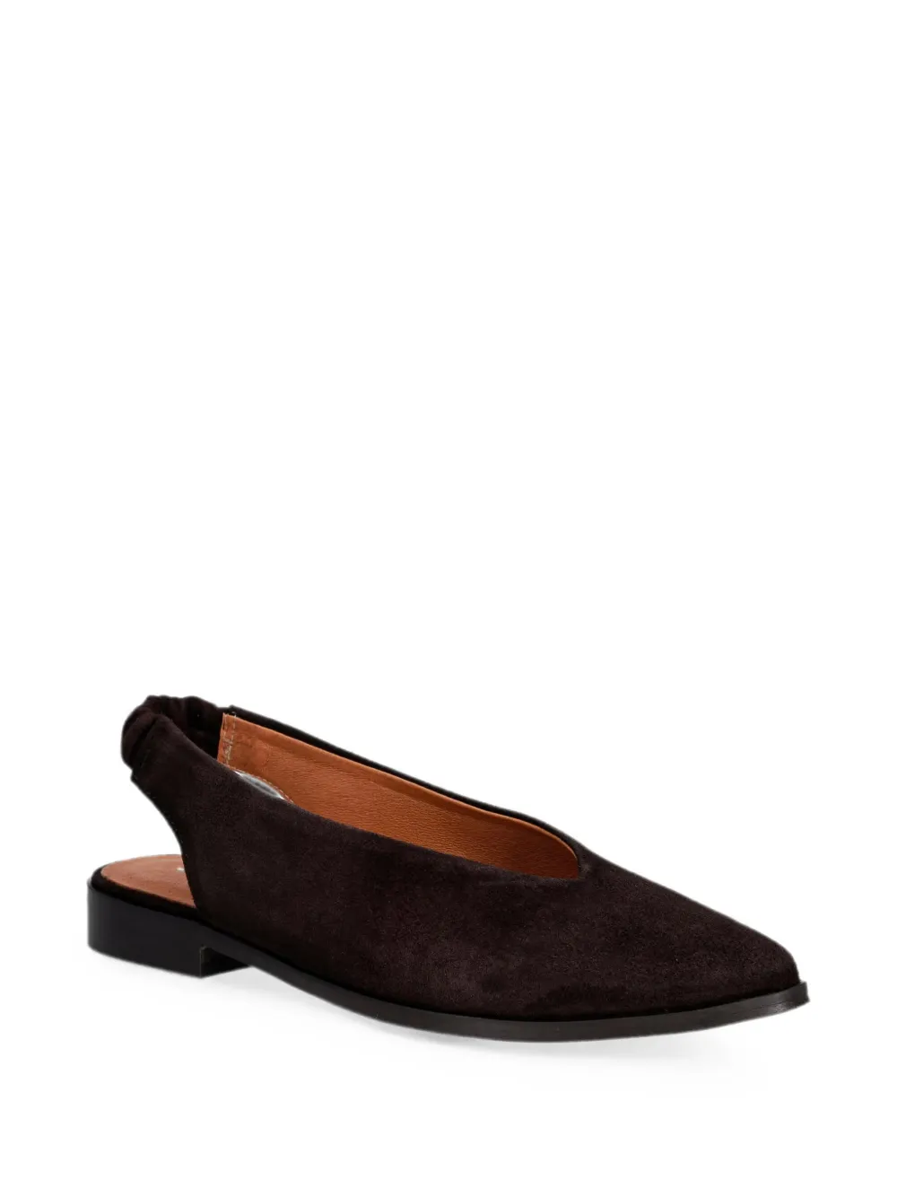 JONAK PARIS Acajou slingback pumps met puntige neus Bruin