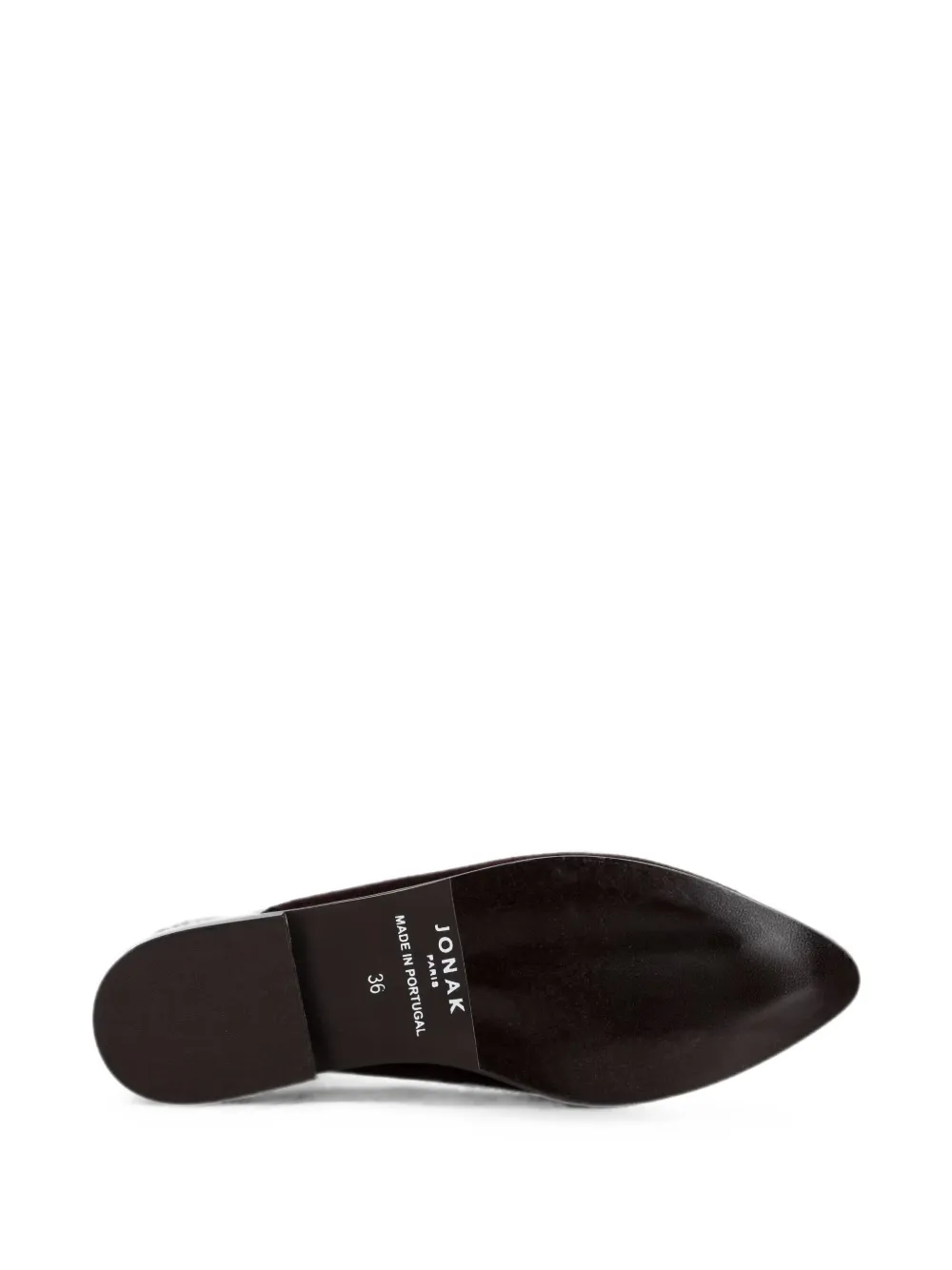 JONAK PARIS Acajou slingback pumps met puntige neus Bruin