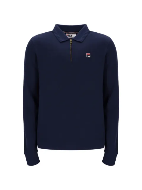Fila Emilian zip-fastening long-sleeve polo shirt