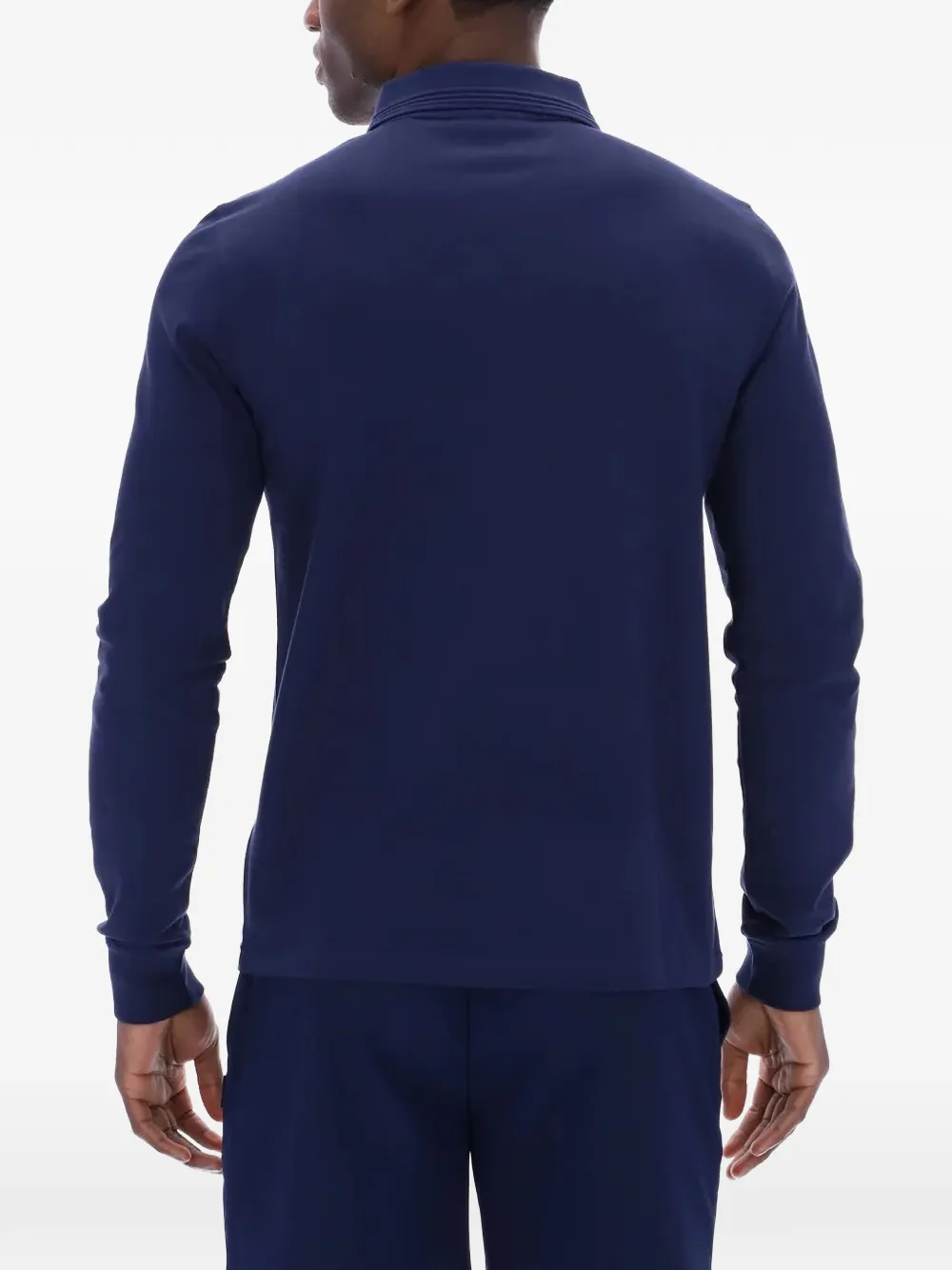 Fila Emilian poloshirt met ritssluiting en lange mouwen Blauw