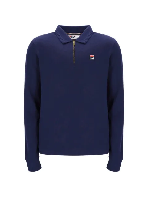 Fila Emilian zip-fastening long-sleeve polo shirt