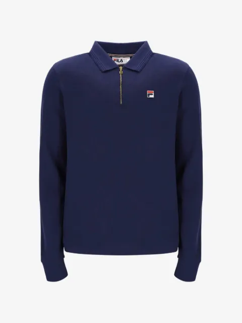 Fila playera tipo polo Emilian con cierre