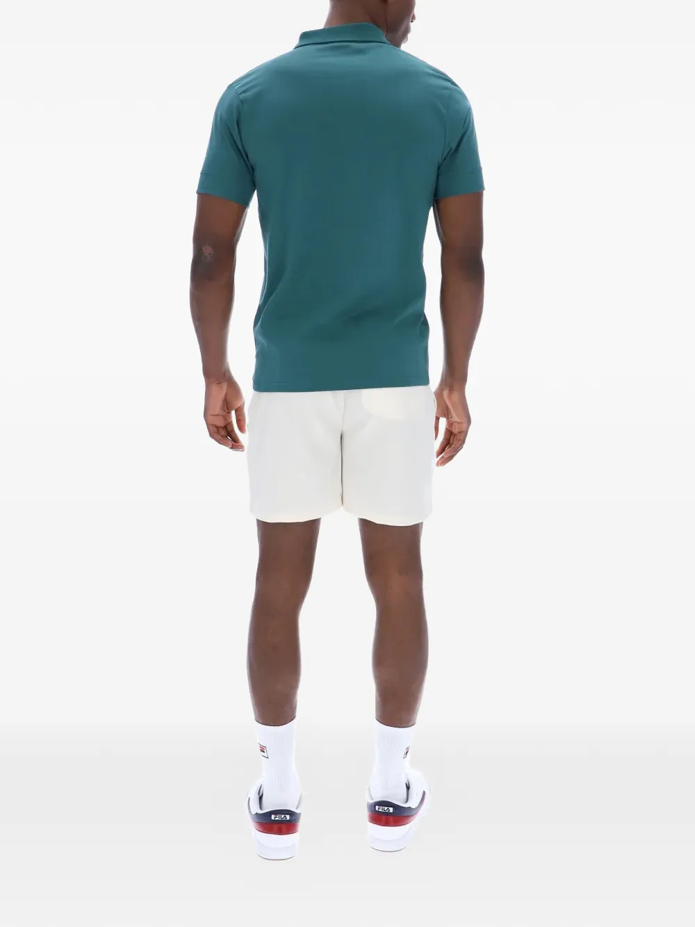 Fila Pierro poloshirt met rits Wit