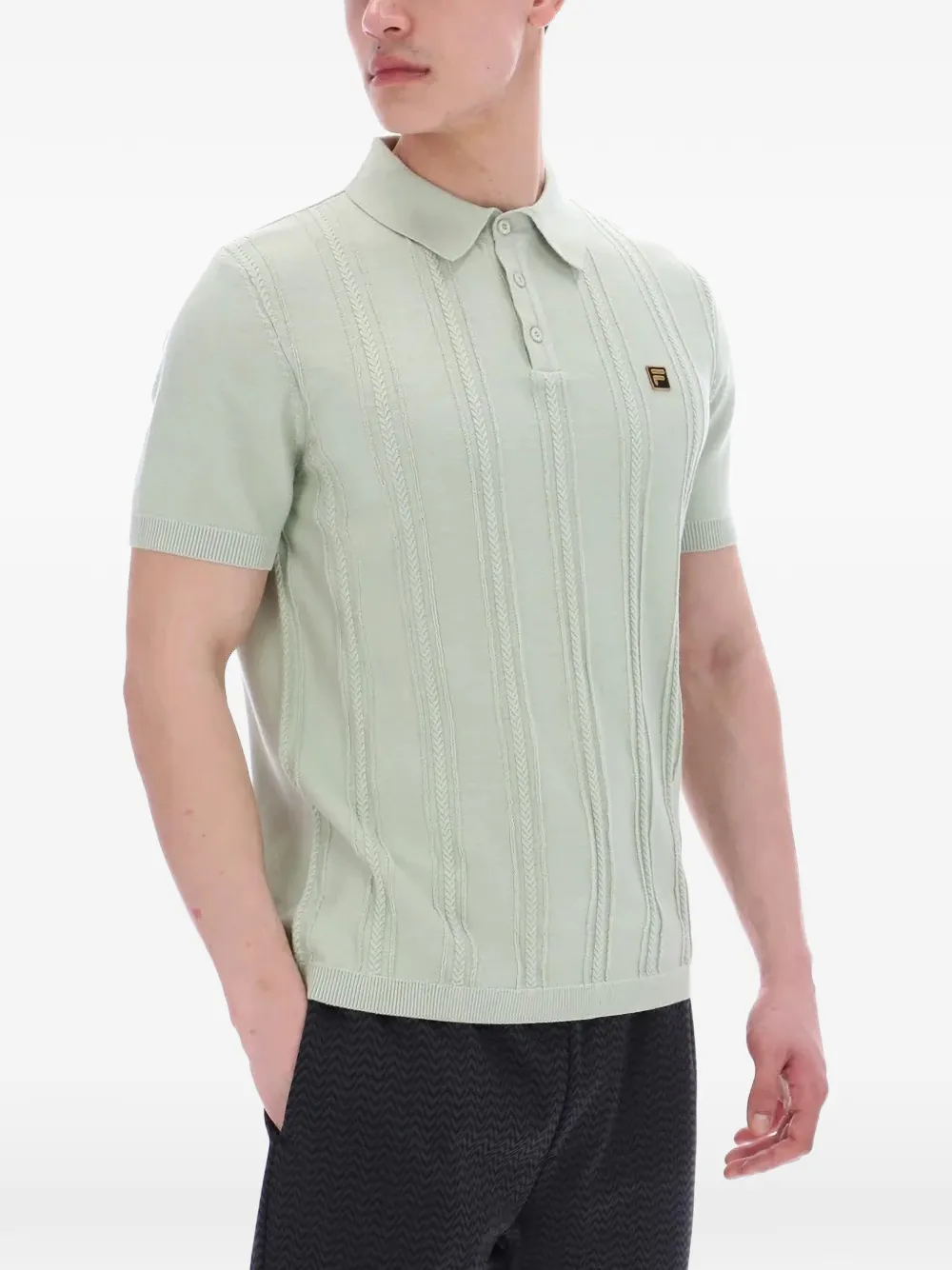 Fila Barns katoenen poloshirt Groen