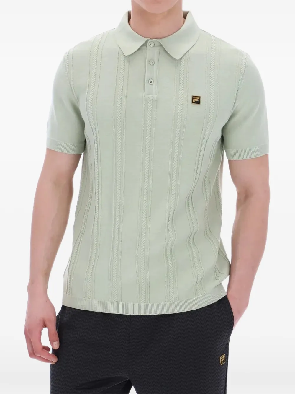 Fila Barns katoenen poloshirt Groen