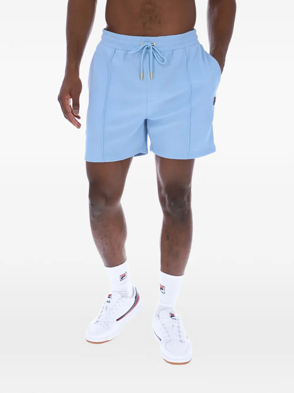 Fila Eusebio trainingsshorts met logopatch Blauw