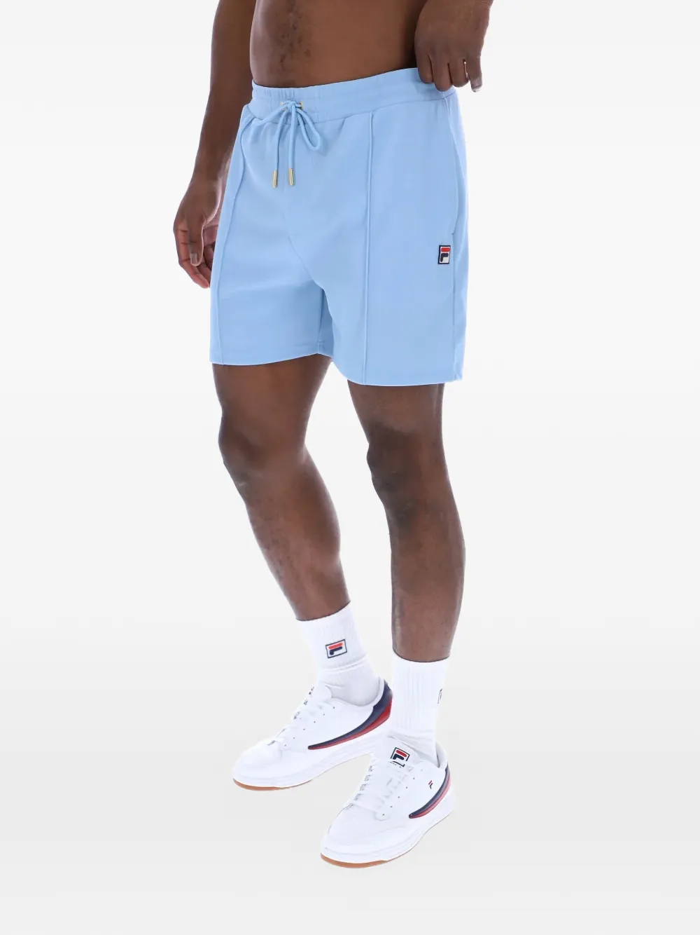 Fila Eusebio trainingsshorts met logopatch Blauw
