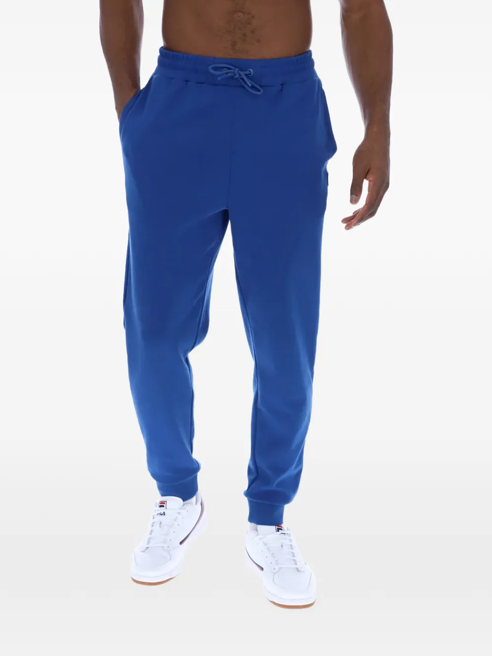 Fila Giulio trainingsbroek met logopatch Blauw