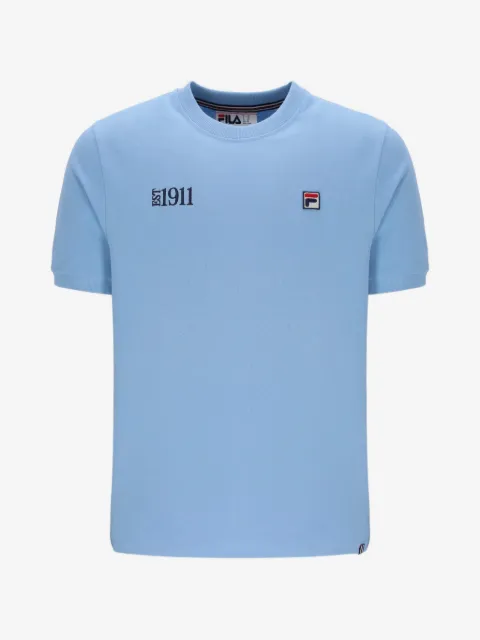 Fila Silvio logo-patch T-shirt
