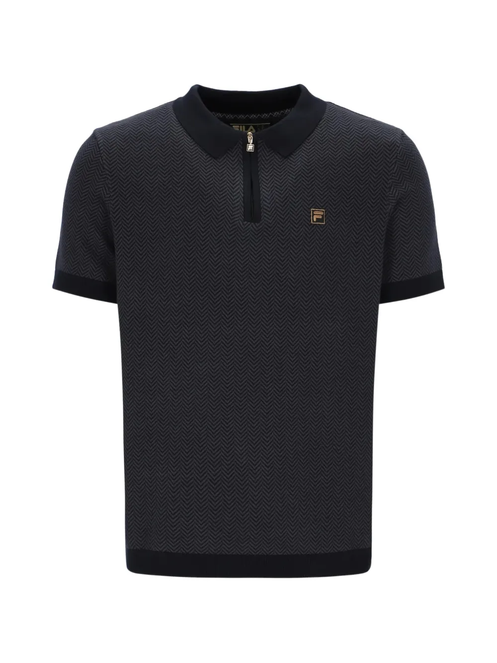 Fila Marty zip-fastening polo shirt - Nero