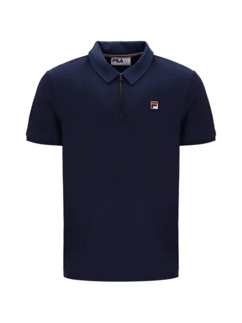 Fila Ettore logo-patch zip-fastening polo shirt