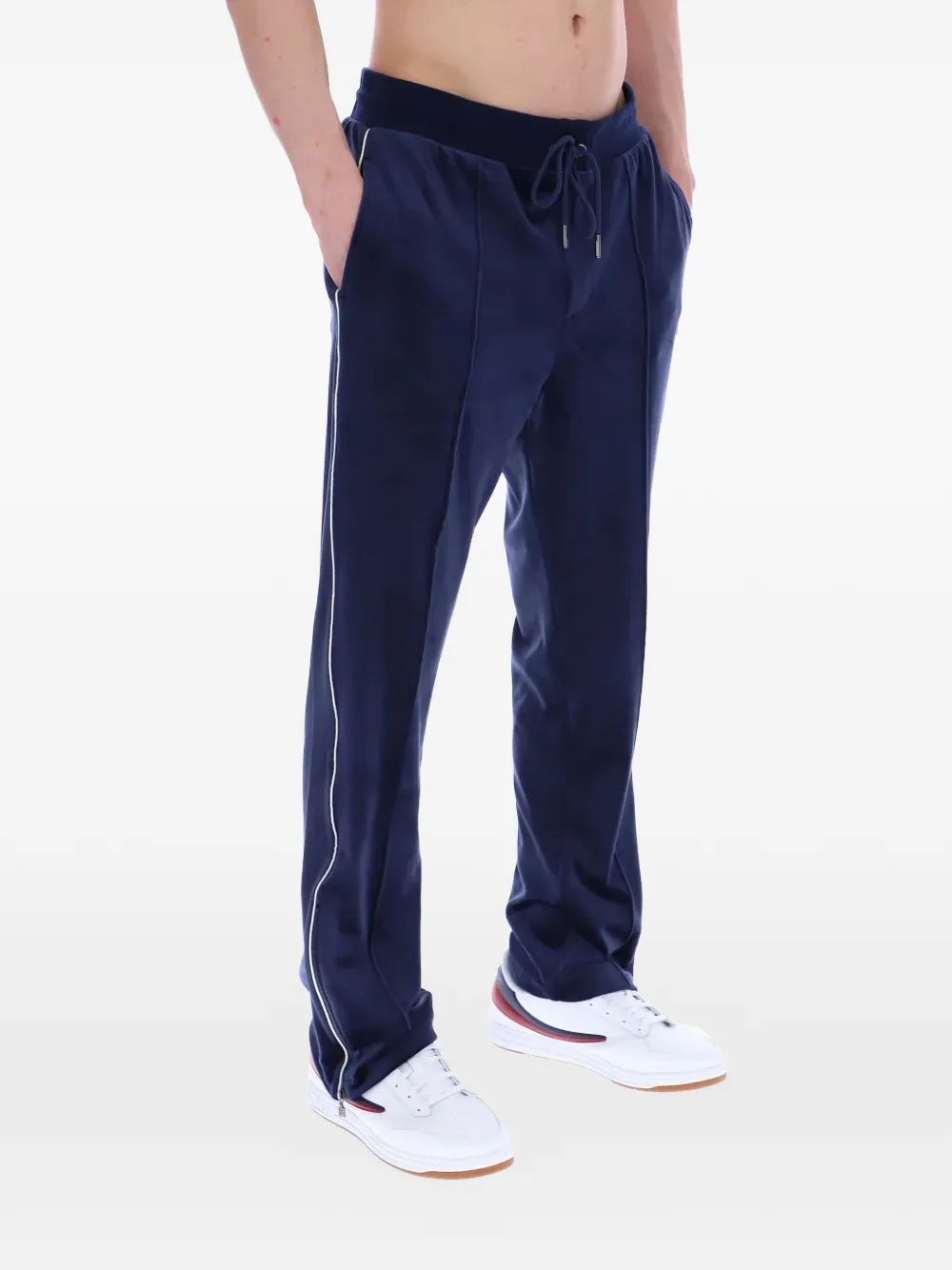 Fila Fio Velour trainingsbroek met trekkoord Blauw