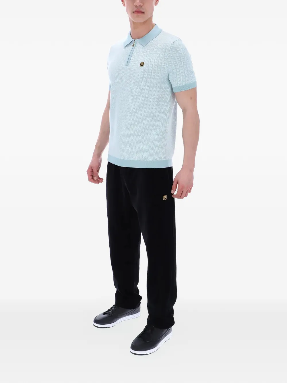 Fila Marty poloshirt met ritssluiting Blauw