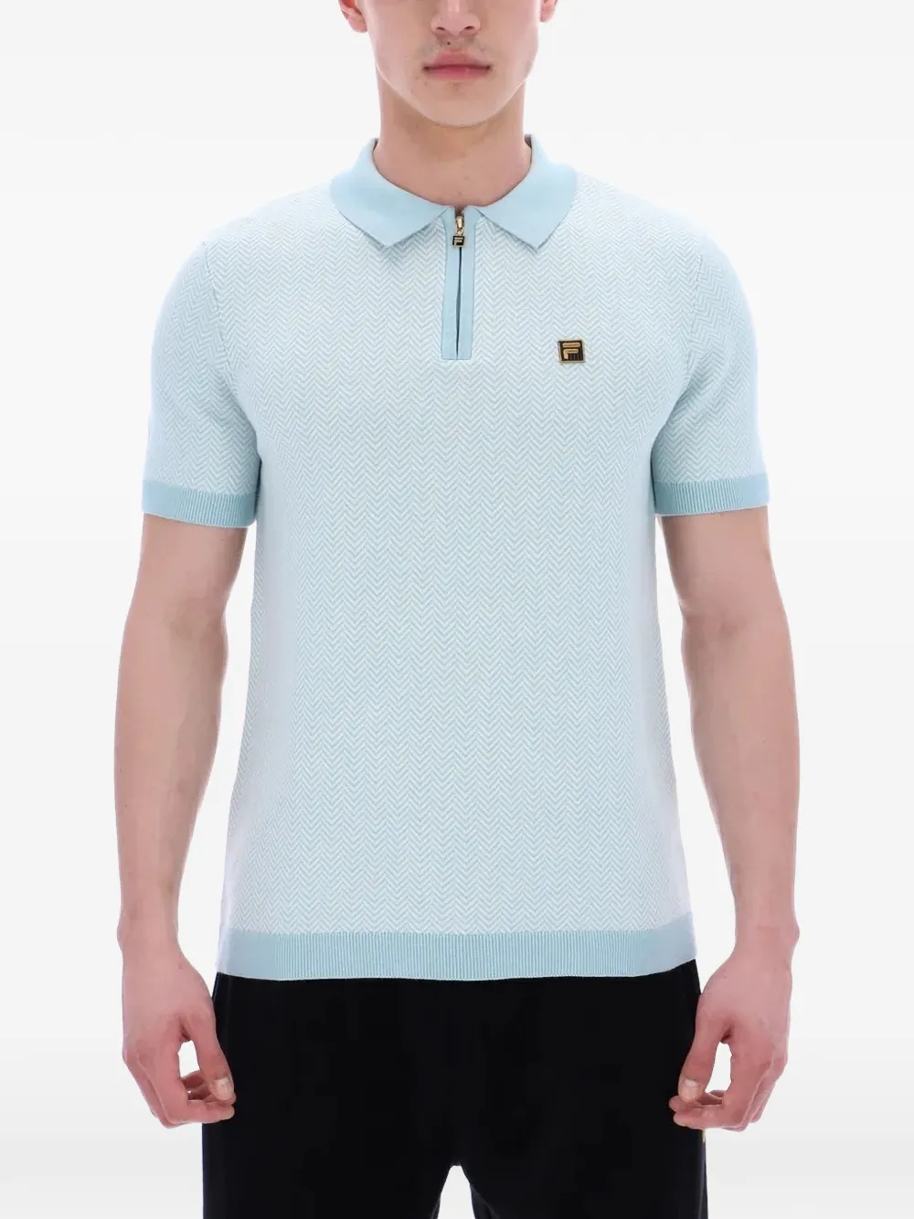 Fila Marty poloshirt met ritssluiting Blauw
