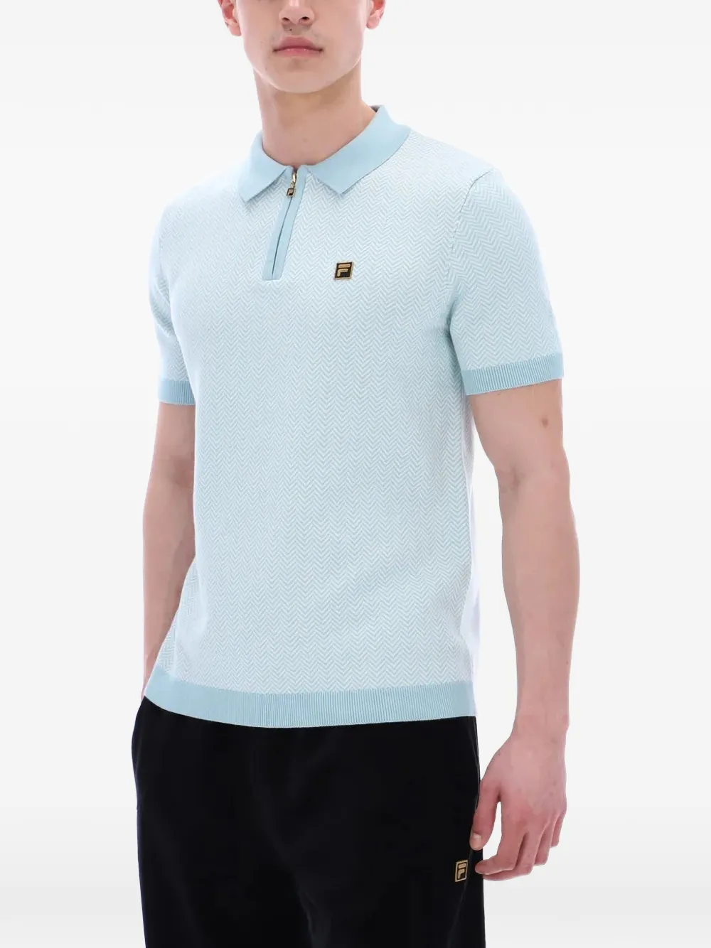Fila Marty poloshirt met ritssluiting Blauw